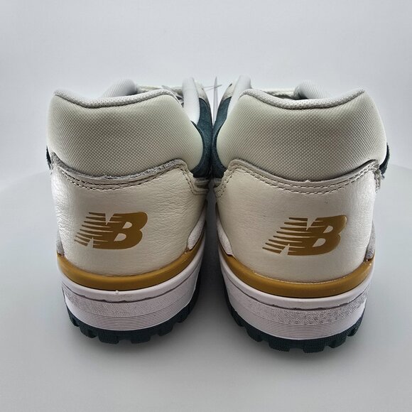 New Balance 550 Suede Toe Pack - Green Mustard SIZE 10 - Picture 5 of 8